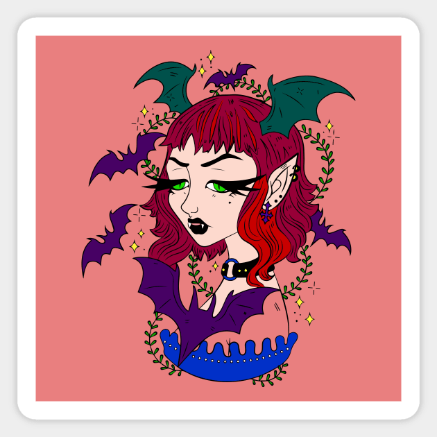 Faeries 158 (Style:11) Sticker by luminousstore